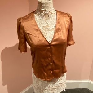 Reformation silk top